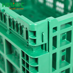 Collapsible Plastic Farm Folding <strong>Box</strong> Vegetable &amp; Fruit <strong>Crate</strong> Boxes - Product Image 5