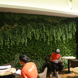 Customized Green Garden Decoration Fence <strong>Vertical</strong> <strong>Planter</strong> and Artificial Box Hedge <strong>Wall</strong> Made of Durable Plastic - Product Image 4