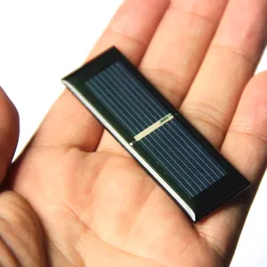 BUHESHUI Mini Small 0.5V 250MA Polycrystalline Solar Panel Module Solar Cell DIY Toy Panel System Education Kits Epoxy 65*20MM