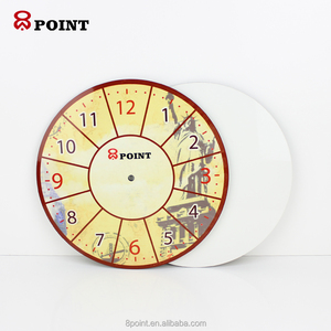 印刷可能な装飾昇華MDFウォールクロック25.4cm - Product Image 4