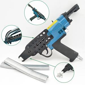 Pistola de Grapas Neumática para Anillos en C, Herramienta Neumática para Grapas de Anillo en C para Gaviones - Product Image 1