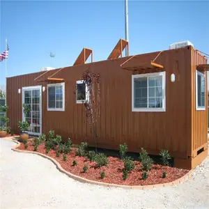 Low Cost Prefab 20ft 40 ft Modern Shipping Container House For Office Rent