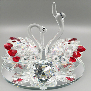 Hermosos cisnes regalos multifunción cristal decoración para <span class=keywords><strong>el</strong></span> hogar - Product Image 1