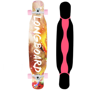 Gota a través de patinaje Longboard tabla larga completa - Product Image 6
