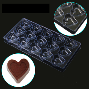 <span class=keywords><strong>Molde</strong></span> de <span class=keywords><strong>policarbonato</strong></span> con forma de corazón de alta calidad, <span class=keywords><strong>molde</strong></span> reutilizable personalizado para barra de chocolate - Product Image 4