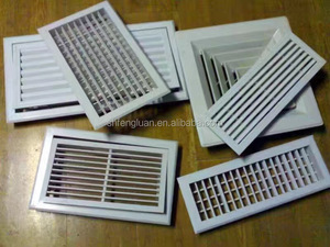 Hệ Thống Hvac Kim Loại Mạ Kẽm Sàn Lưới Tản Nhiệt Trang Trí Bộ Lọc Không Khí Trở Lại Lưới Tản Nhiệt Với Van Điều Tiết - Product Image 5