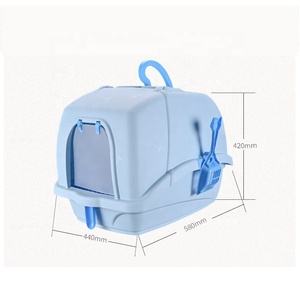 Nouveau Offre Spéciale fermé bac à litière pour chat fermé Super grand pour grand chat meilleur bac à litière pour chatons - Product Image 5