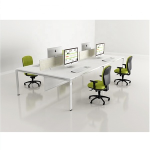 <span class=keywords><strong>2025</strong></span> Nhà Máy Thương Mại Nội Thất Văn Phòng Workstation Tủ Nhân Viên Máy Tính Bàn Tùy Chỉnh Cho 4/6 Người Với Kim Loại Có Thể Điều Chỉnh Chân - Product Image 3