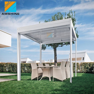 Al aire libre automático motorizado jardín pérgola metal precios - Product Image 3