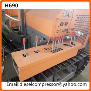 Plataformas de perforación de martillo superior portátiles Minería Pequeño APCOM H690 Neumático e hidráulico Mini mecánico integrado Tipo martillo superior - Product Image 5