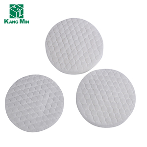 Almohadillas de algodón con patrón para uso médico, almohadillas cosméticas de buena calidad para maquillaje Facial, Algodón puro, viscosa, redondas, 57mm, 0,5g, venta al por mayor - Product Image 3