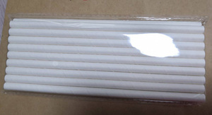 Cannuccia di carta da <span class=keywords><strong>Cocktail</strong></span> usa e getta bianca per uso alimentare da 6mm X 197mm - Product Image 4