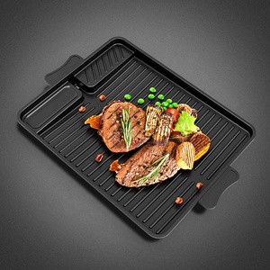 Bán hot Hàn Quốc điện BBQ nướng cho cảm ứng nồi và gas xách tay nướng với kim loại chảo tre than phụ kiện loại - Product Image 5