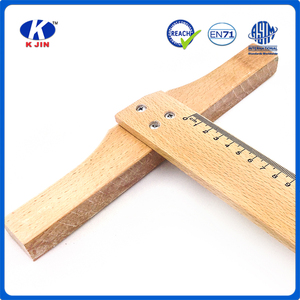 Righello in Legno Dritto di Alta Qualità per Scuola / Righello a T in Legno Grande da 100 cm / Righello da <span class=keywords><strong>Disegno</strong></span> con Scala - Product Image 3