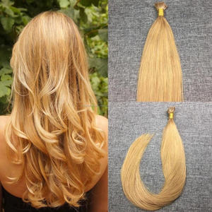 Punta <span class=keywords><strong>i</strong></span> cutícula aligneed virgen pelo rubio color - Product Image 1