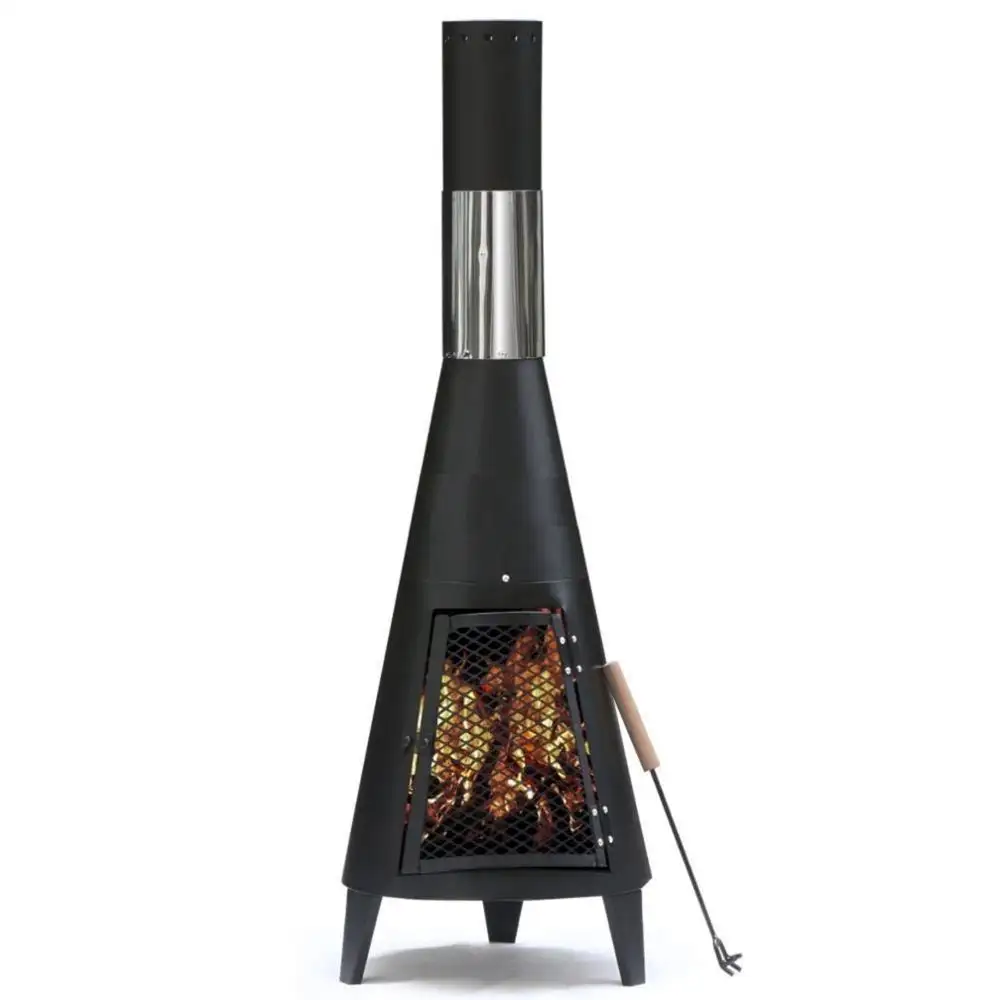 Herfst Winter Camping Vreugdevuur Tuin Schoorsteen Verticale Fire Kuilen Supply Schoorsteen Patio Heater Vuurkorf