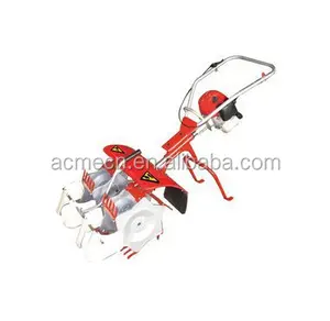 Hot Sale 2 Row Mini Power Tiller Paddy Field Rice Weeder