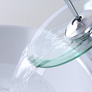 KEDAH <span class=keywords><strong>rubinetto</strong></span> sanitario alta nave lavandino <span class=keywords><strong>rubinetto</strong></span> bagno materiale ottone vetro beccuccio miscelatore <span class=keywords><strong>rubinetto</strong></span> cascata - Product Image 4