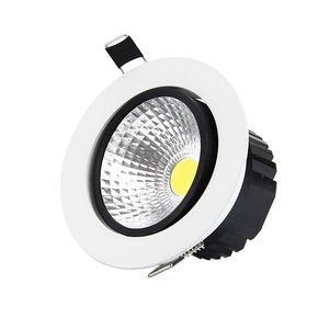 Hot bán buôn LED chiếu sáng Led Downlight Dimmable 5W <span class=keywords><strong>7W</strong></span> 9W 12W LED ánh sáng tại chỗ <span class=keywords><strong>COB</strong></span> LED tại chỗ xuống ánh sáng - Product Image 1