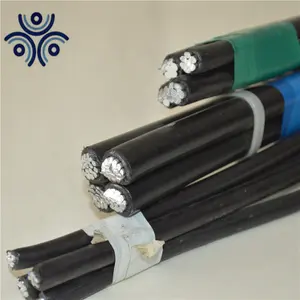 4C QUADRUPLEX NS75/NS90 SERVICE DROP CABLE XLPE COVERED NEUTRAL CONDUCTOR cable wire 600v