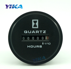 SYS-4 Hitam DC 10V-80V AC 100V-250V Kontrol Listrik Industri Mengumpulkan Kumulatif Timer Jam Meter - Product Image 2