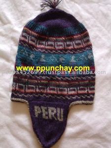 Вязаная шапка-ушанка для зимы - Product Image 1