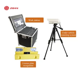 Under Car Vehicle Boom Scanner Security Inspection Checking System With ALPR