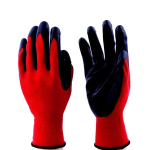 De goma de nitrilo sumergido guantes de látex industrial pesado guantes de goma - Product Image 4