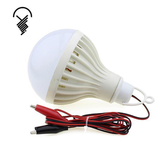 Factory Price Plastic 1m Wire Clip 12 Volt 5 Watt Led Bulb