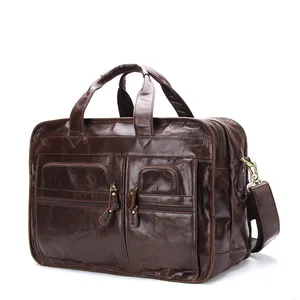 New Arrived Leather Travel Bag Crossbody Laptop luggage bag For Man Travelling Computer Bag