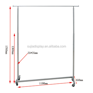 High End Simple <strong>Garment</strong> Rolling Clothes <strong>Rack</strong> - Product Image 2