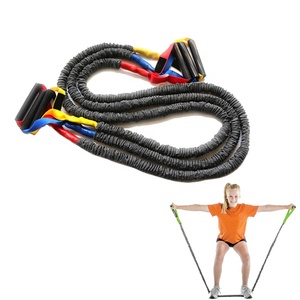 Nylon Safety Sleeve Latex Resistance Band With Fabric Cover - Product Image 1