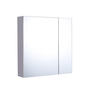 Yeni Tasarım Çift Kapı Paslanmaz Çelik Köşe duvar aynası lavabo Banyo Aynalı Dolap - Product Image 1