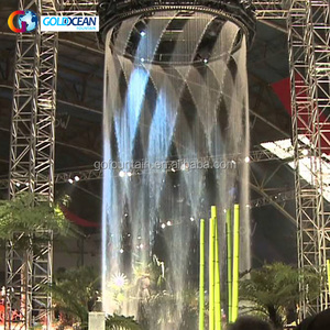 FREE DESIGN Shopping Center Circular Celling Hang Type <strong>Digital</strong> Water Curtain