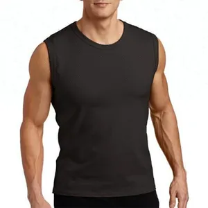 Camiseta regata masculina de estilo verão, design simples, fitness