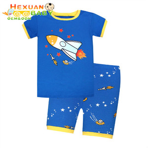 2024 desain terbaru uniseks musim panas pakaian tidur untuk anak-anak 100% katun Pijama bayi 09 pasokan pabrik grosir anak-anak kartun bayi