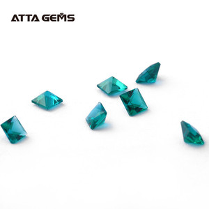 Creado <span class=keywords><strong>Esmeralda</strong></span> princesa cut 2,5*2,5mm <span class=keywords><strong>piedra</strong></span> verde <span class=keywords><strong>esmeralda</strong></span> <span class=keywords><strong>Esmeralda</strong></span> <span class=keywords><strong>valor</strong></span> definición - Product Image 4
