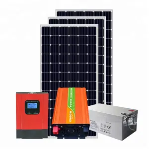 Greensun आवासीय बंद ग्रिड 1000 w सौर पैनल किट 1000 वाट सौर ऊर्जा प्रणाली