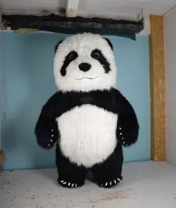 Funtoys Werbung niedlichen Tier aufblasbaren Panda Bär Maskottchen Kostüm