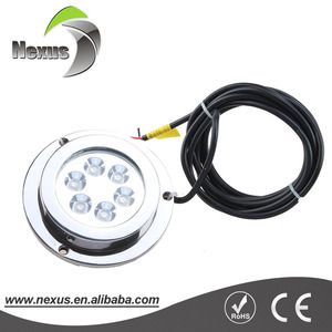 Chất Lượng Cao 6*2W Thép Không Gỉ Màu Xanh Ip68 Dưới Nước Thuyền Đèn <span class=keywords><strong>Led</strong></span> - Product Image 4