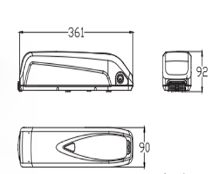 Hailong Downtube Trường Hợp Msds Trung Quốc Li-mno2 18650 Tế Bào Lithium 36V 10ah 10.4Ah Xe Đạp Điện Li Ion Pin - Product Image 6