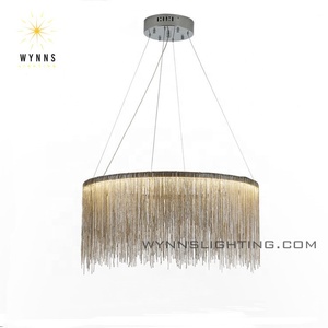 <strong>Atlantis</strong> iron tassel chain <strong>pendant</strong> lamp Wynns for with led <strong>light</strong> source for decoration home restaurant shop and and hotel - Product Image 1