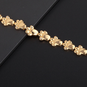 Braccialetto energetico in acciaio inossidabile per gioielli in nitrollube 2025 adorabile braccialetto magnetico con zampa di cane - Product Image 5