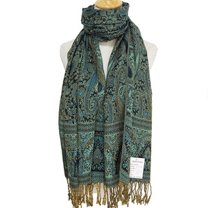 70*180cm Soft Reversible Paisley Pashmina Shawl <strong>Wrap</strong> Scarf Arab Women <strong>Head</strong> <strong>Wraps</strong> - Product Image 4