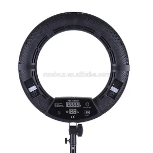 Shenzhen fabrika yeni tip led ringlight FD-480II ile pil güç bi-renk led daire halka lamba fd480 için açık çekim