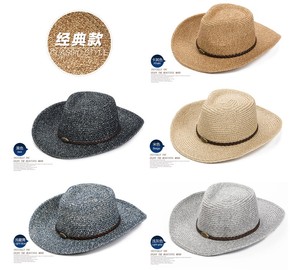 Sombreros <span class=keywords><strong>de</strong></span> Paja Panamá Personalizados con Logotipo Promocional al por Mayor, <span class=keywords><strong>Sombrero</strong></span> <span class=keywords><strong>de</strong></span> <span class=keywords><strong>Vaquero</strong></span> <span class=keywords><strong>Mexicano</strong></span> <span class=keywords><strong>de</strong></span> Paja Barato para Hombre para el Verano y la Playa - Product Image 3