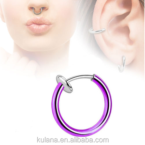 yeni varış tıbbi burun çember burun halkaları piercing çift burun halkası piercing - Product Image 3
