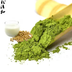 Soybean Milk Flavour Matcha Tea With Fruit Drink Rich Nutrient Green Tea Matcha