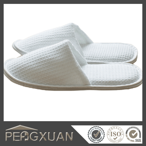 Chaussons jetables personnalisés <span class=keywords><strong>pas</strong></span> chers pour femmes, hôtels, salons, en coton et lin, semelle antidérapante, vente en gros - Product Image 3