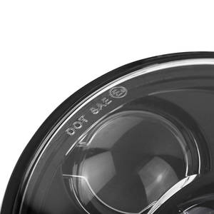 Phare à LED rond 5.75 pouces LED projecteur de phare de moto feux de croisement pour Harley 883 Sportster Iron Dyna Street <span class=keywords><strong>Bob</strong></span> - Product Image 4